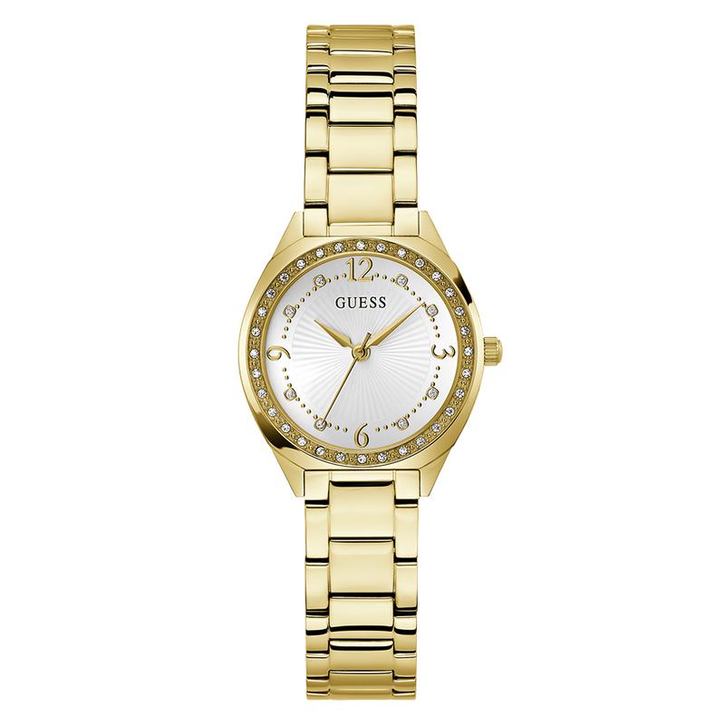 Guess Ladies Gold Tone Analog Watch