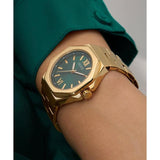 Guess Ladies Gold Tone Analog Watch