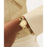 Guess Ladies Gold Tone Analog Watch