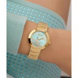 Guess Ladies Gold Tone Analog Watch