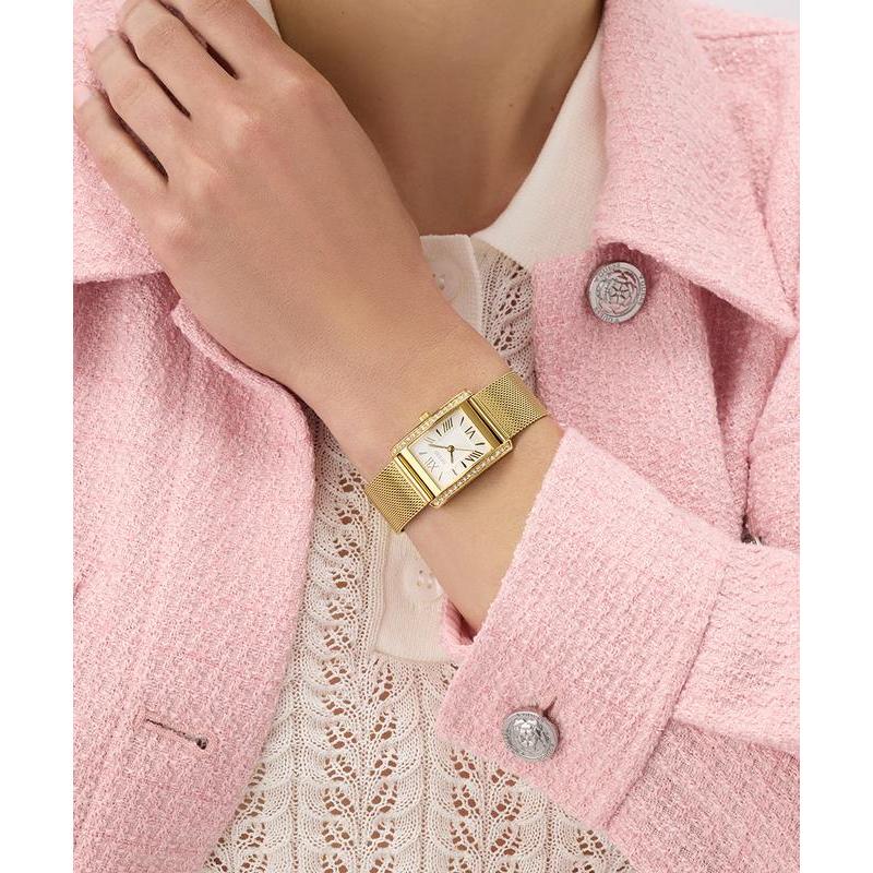 Guess Ladies Gold Tone Analog Watch