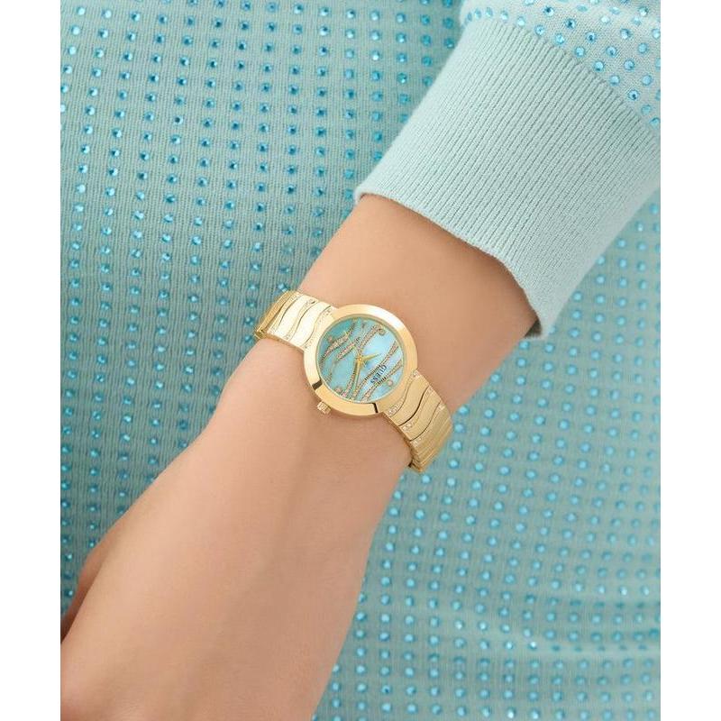 Guess Ladies Gold Tone Analog Watch