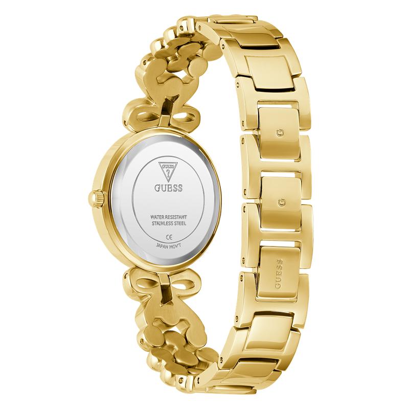 Guess Ladies Gold Tone Analog Watch