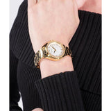 Guess Ladies Gold Tone Analog Watch