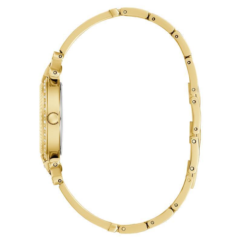 Guess Ladies Gold Tone Analog Watch