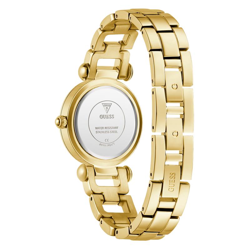Guess Ladies Gold Tone Analog Watch