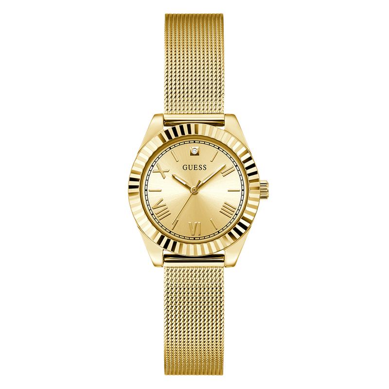 Guess Ladies Gold Tone Analog Watch