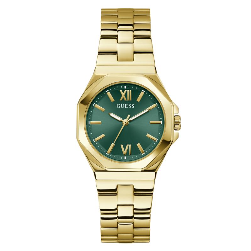 Guess Ladies Gold Tone Analog Watch