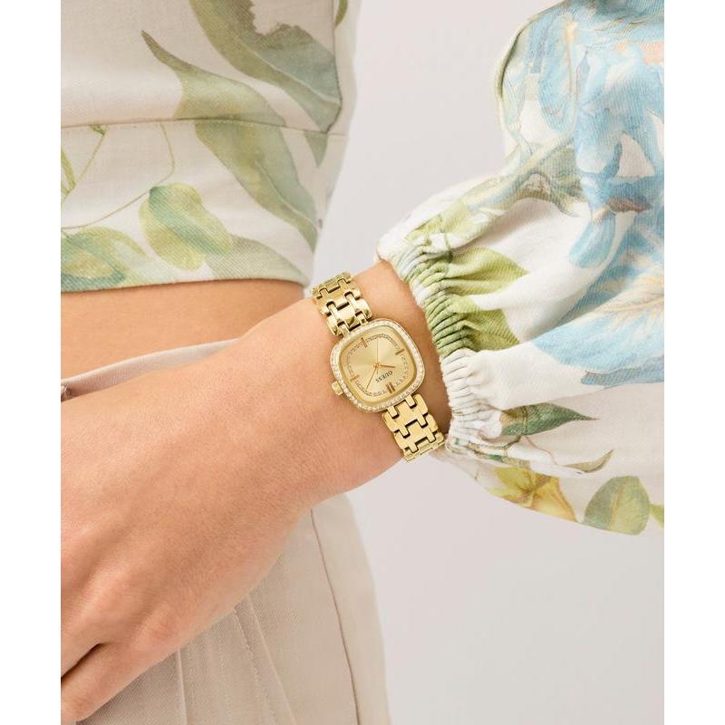 Guess Ladies Hazel Gold Tone Diamond-Accented Analog Watch