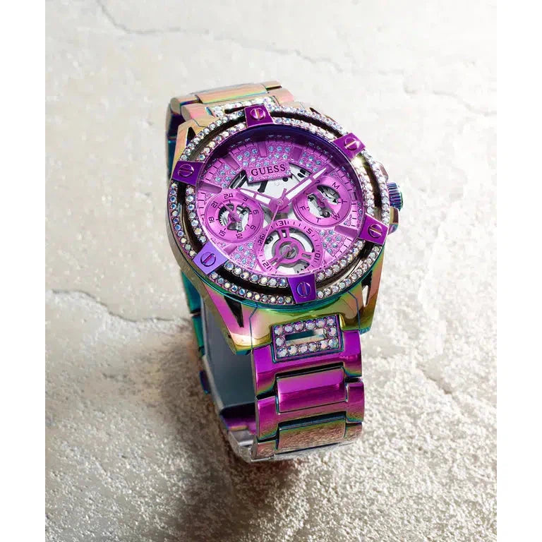 Guess Ladies Iridescent Iridescent Multi-function Watch GW0464L4