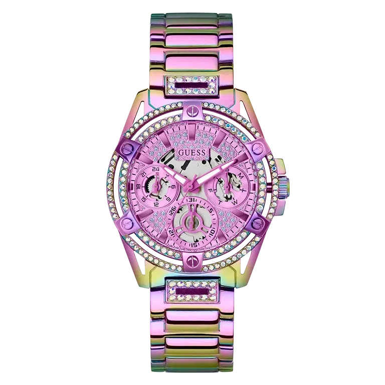 Guess Ladies Iridescent Iridescent Multi-function Watch GW0464L4