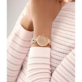 Guess Ladies Rose Gold Tone Analog Watch
