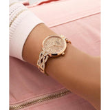 Guess Ladies Rose Gold Tone Analog Watch