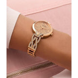 Guess Ladies Rose Gold Tone Analog Watch