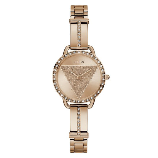 Guess Ladies Rose Gold Tone Analog Watch