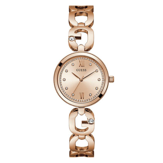 Guess Ladies Rose Gold Tone Analog Watch