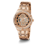 Guess Ladies Rose Gold Tone Multi-function Watch GW0604L3