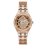 Guess Ladies Rose Gold Tone Multi-function Watch GW0604L3