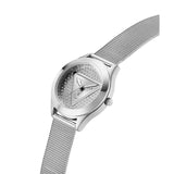 Guess Ladies Silver Tone Analog Watch