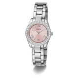 Guess Ladies Silver Tone Analog Watch