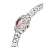 Guess Ladies Silver Tone Analog Watch