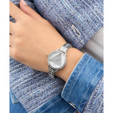 Guess Ladies Silver Tone Analog Watch