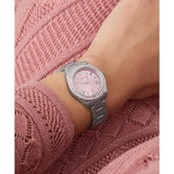 Guess Ladies Silver Tone Analog Watch