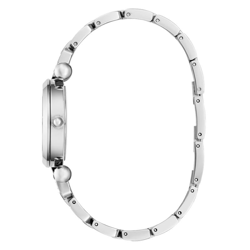Guess Ladies Silver Tone Analog Watch