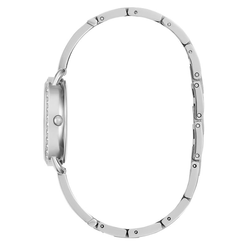 Guess Ladies Silver Tone Analog Watch