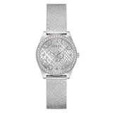 Guess Ladies Silver Tone Analog Watch