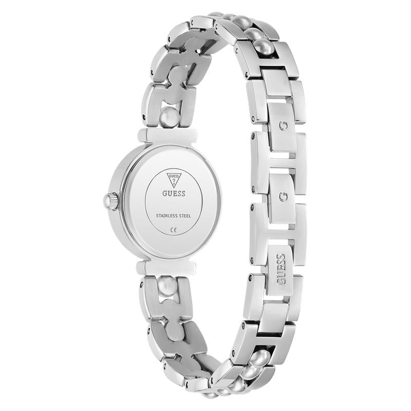 Guess Ladies Silver Tone Stainless Steel Analog Watch