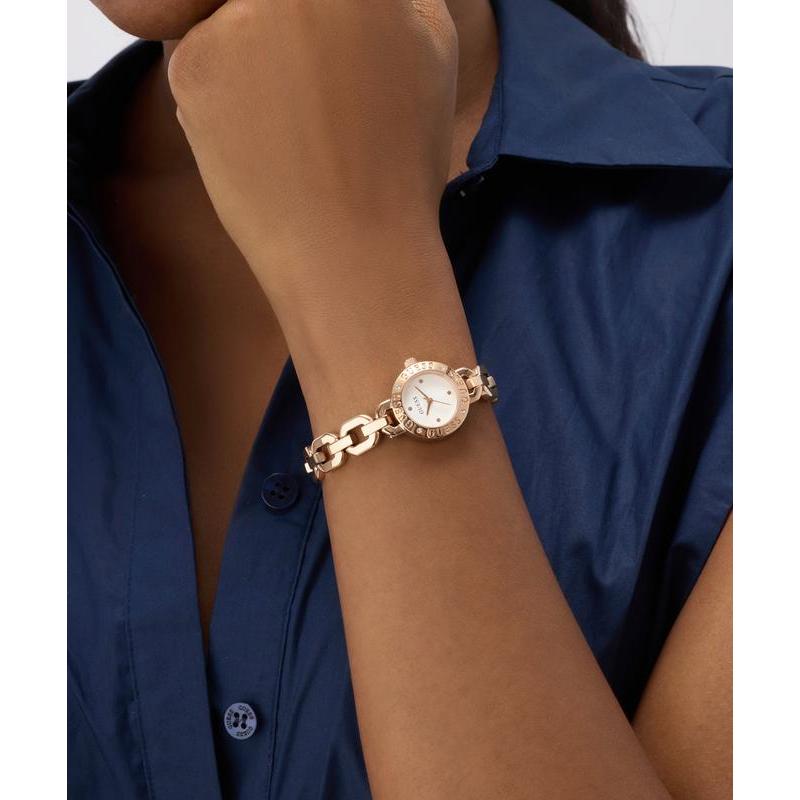 Guess Ladies Siren Rose Gold Analog Watch – Petite