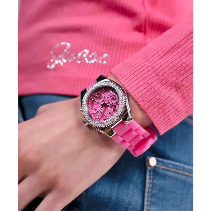 Guess Ladies Sparkling Pink Limited Edition Watch