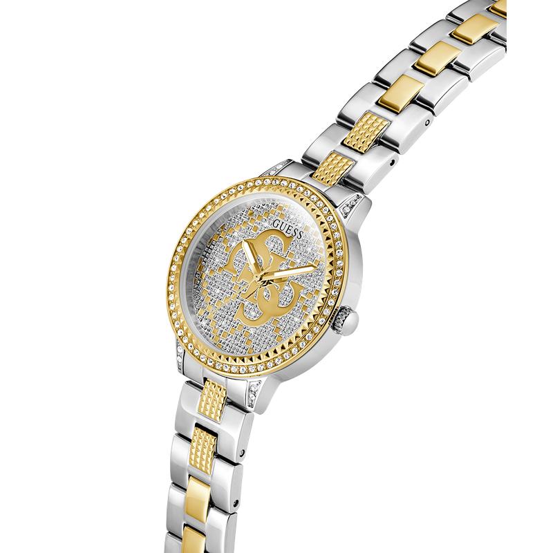 Guess Ladies Two-Tone Gold & Silver Analog Watch