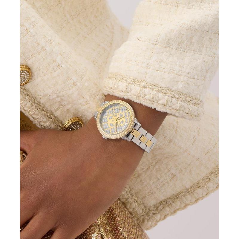 Guess Ladies Two-Tone Gold & Silver Analog Watch