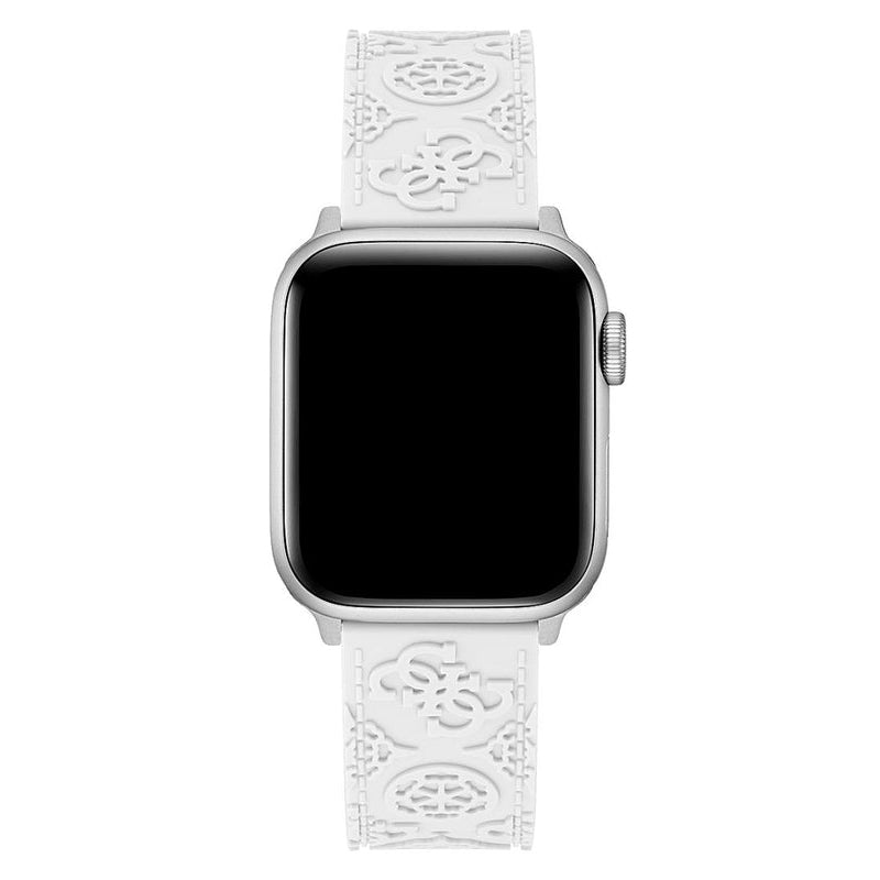 GUESS Glitter Leather on Silicone Band for Apple 38-40 mm Watch