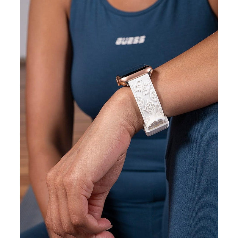 Guess Logo Silicone Strap for Apple 38-40 mm Watch