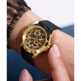 Guess Menagerie Animal Print Dial Analogue Watch