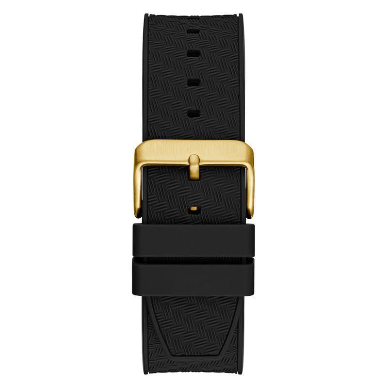 Guess Mens Black Gold Tone Multi-function Watch 45 mm