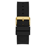 Guess Mens Black Gold Tone Multi-function Watch 45 mm