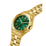 Guess Mens Gold Tone Analog Watch