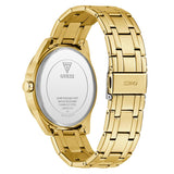 Guess Mens Gold Tone Analog Watch