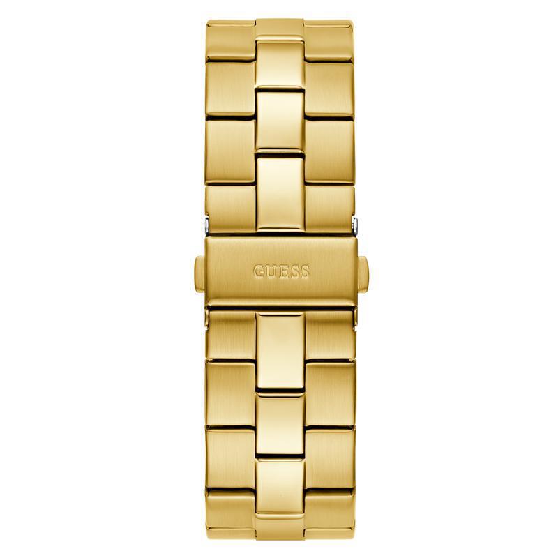 Guess Mens Gold Tone Analog Watch