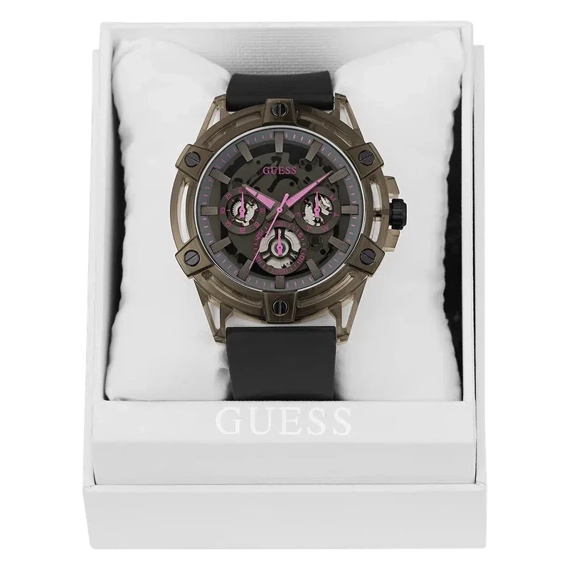 Guess Men's Sporting Pink Limited Edition Watch