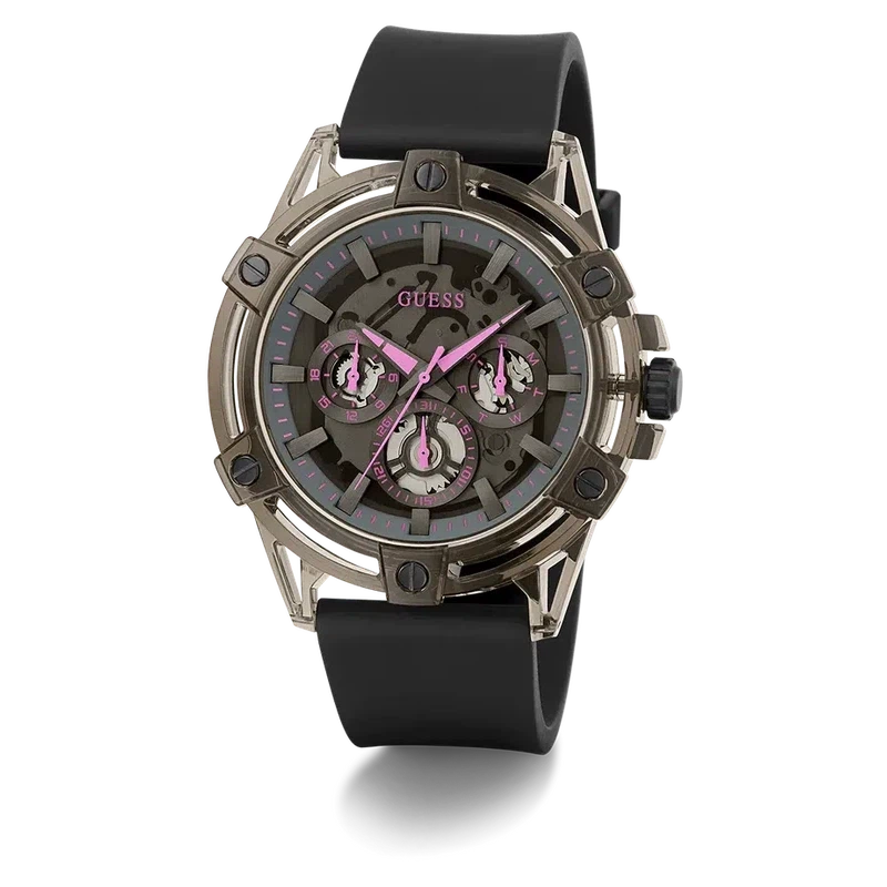 Guess Men's Sporting Pink Limited Edition Watch