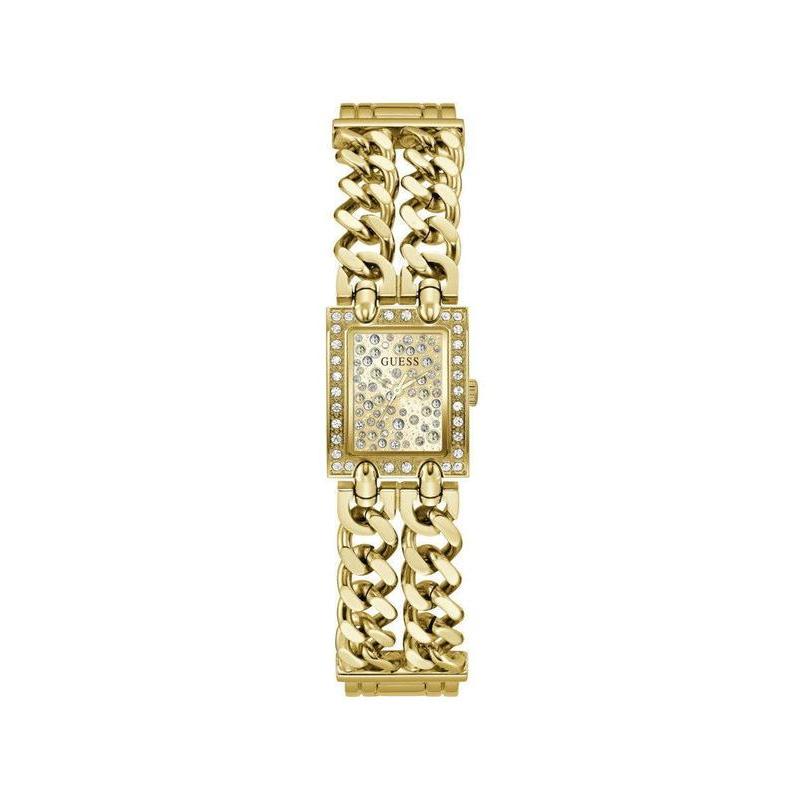 Guess Micro Mod Women's Rectangular Watch Gold