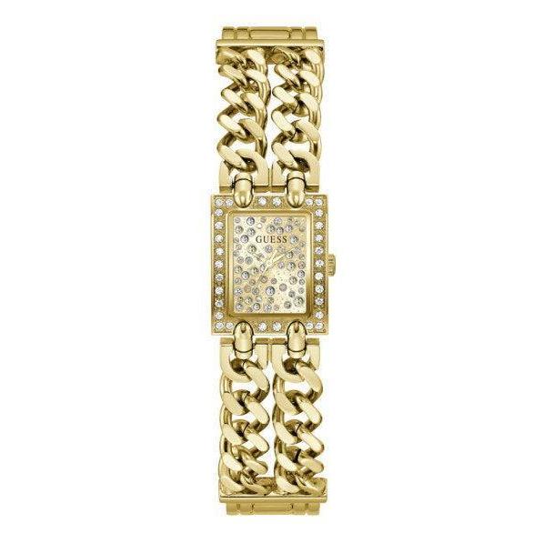 Guess Micro Mod Women's Rectangular Watch Gold