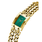 Guess Mod Heavy Metal Ladies Gold Tone Analog Watch