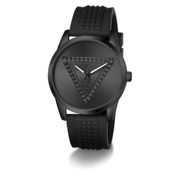 Guess Mogul Men's Watch Black Silicone Strap