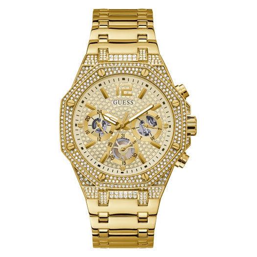 Guess Momentum Gold Tone Multi-Function Gents Watch GW0419G2